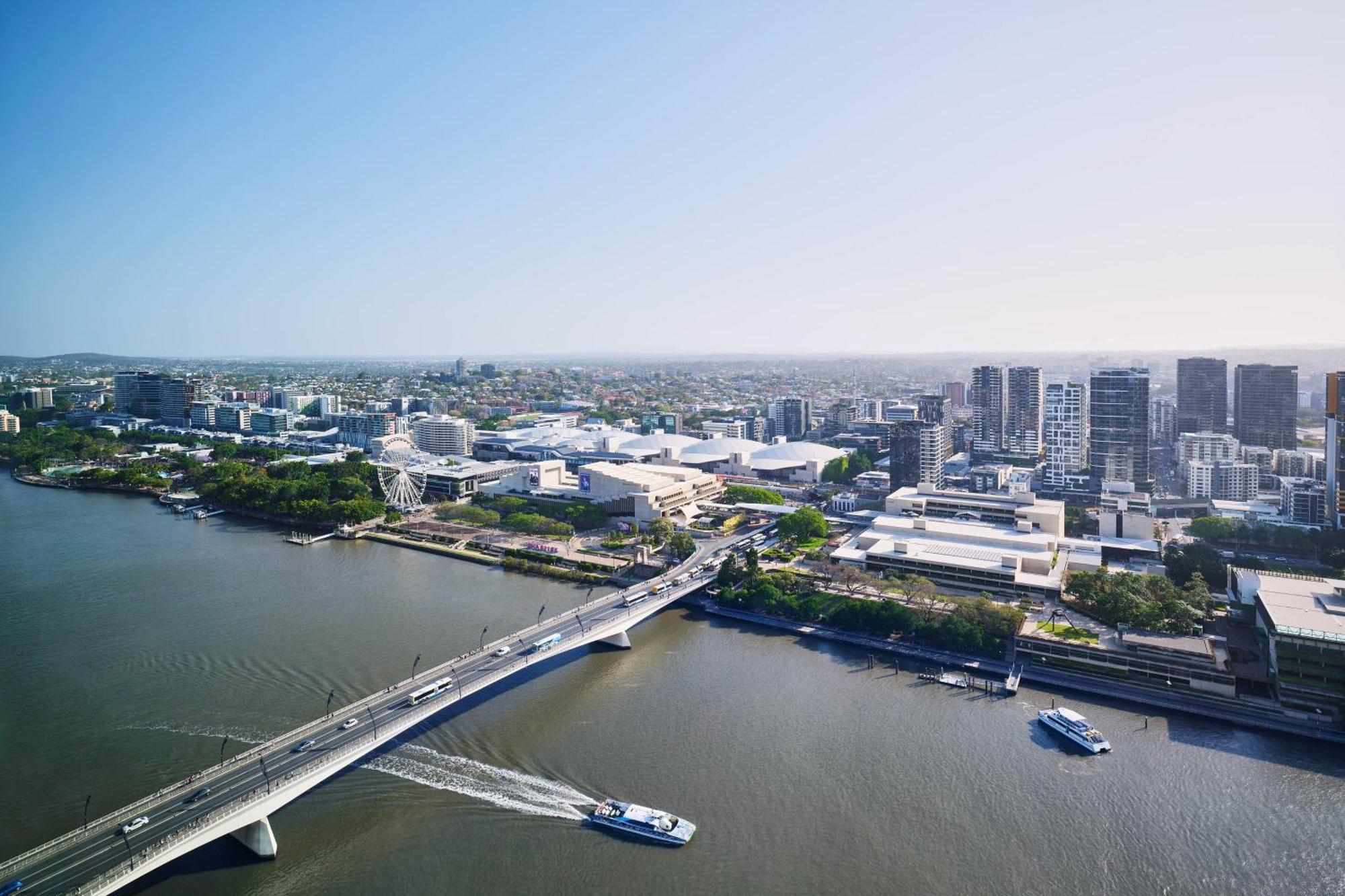 W Brisbane Hotel Kültér fotó Aerial view of the proposed Brisbane International Pool