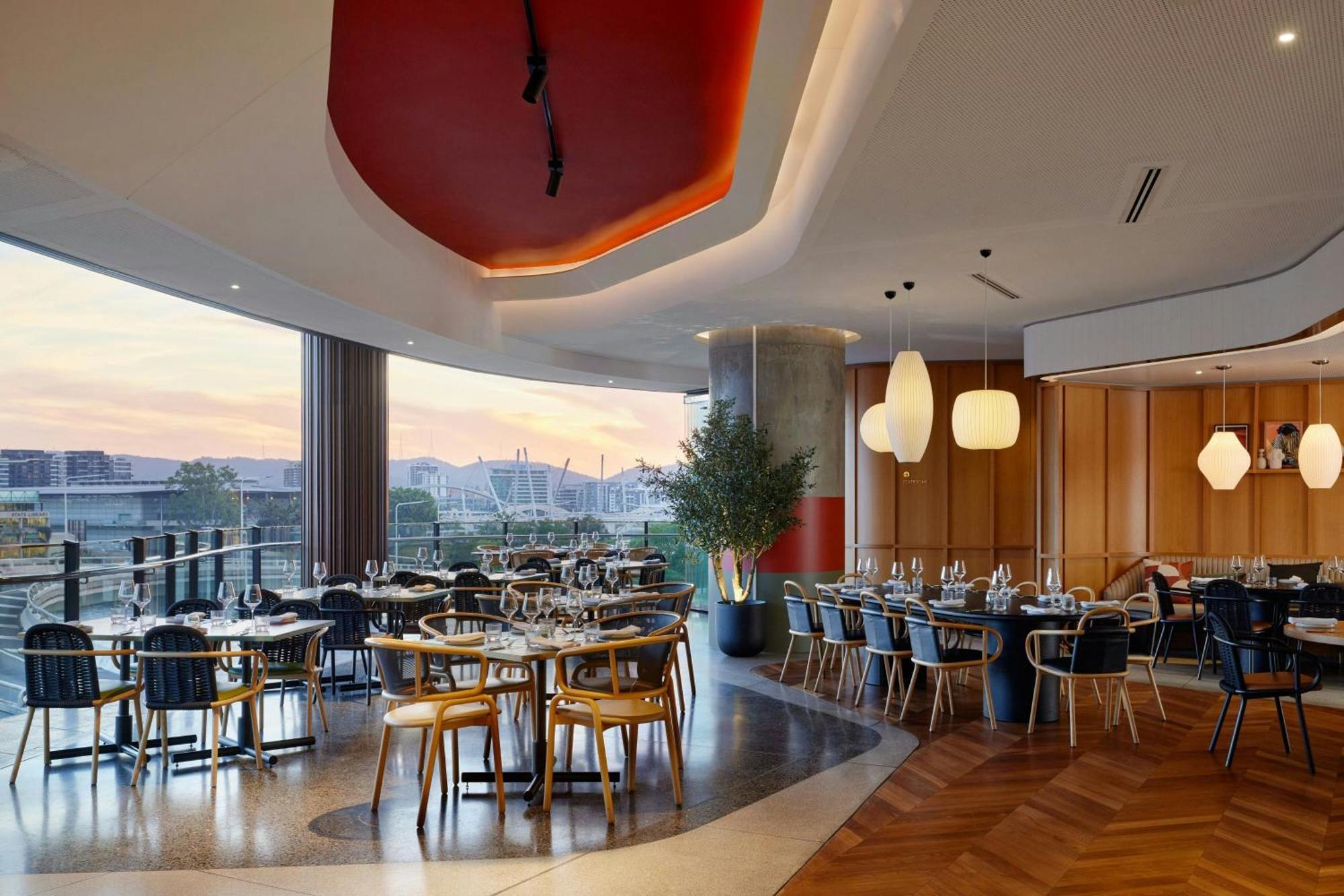 W Brisbane Hotel Kültér fotó Restaurant